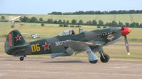 HB-RYA @ EGSU - 2. HB-RYA on the eve of Flying Legends Air Show, Duxford - July 2013.
