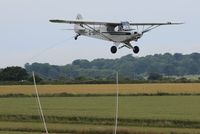 G-BIMM @ X3CX - Coming in to pick up a banner for towing. - by Graham Reeve