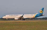 UR-EME @ EGSH - About to depart in the early evening sun. - by Graham Reeve
