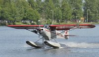 N877DG @ PALH - Landing at Lake Hood Seaplane Base - by Todd Royer