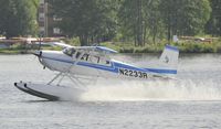 N2233R @ PALH - Arriving at Lake Hood - by Todd Royer