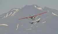 N1628Z @ PALH - Turning to final at Lake Hood - by Todd Royer