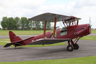 G-ANLS @ EGBR - De Havilland DH-82A Tiger Moth II at The Real Aeroplane Club's Jolly June Jaunt, Breighton Airfield, 2013. - by Malcolm Clarke