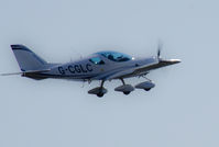 G-CGLC - visiting SPORTCRUISER pulling out from runway 28 at EGFH. - by Derek Flewin