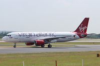 EI-EZW @ EGCC - Just landed at Manchester. - by Graham Reeve
