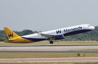 G-OZBZ @ EGCC - Just getting airbourne at Manchester. - by Graham Reeve