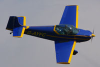 G-AYFC @ EGBR - at the Real Aeroplane Club's Wings & Wheels fly-in, Breighton - by Chris Hall