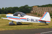 G-BLXI @ EGBR - at the Real Aeroplane Club's Wings & Wheels fly-in, Breighton - by Chris Hall