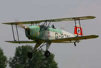 G-BJAL @ EGBR - at the Real Aeroplane Club's Wings & Wheels fly-in, Breighton - by Chris Hall