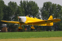 G-AKAT @ EGBR - at the Real Aeroplane Club's Wings & Wheels fly-in, Breighton - by Chris Hall