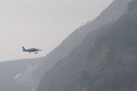 G-BAFU - Shot from the Cliff top overlooking Branscombe Beach UK - by Phil West