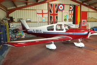 G-OELZ @ EGBR - at the Real Aeroplane Club's Wings & Wheels fly-in, Breighton - by Chris Hall