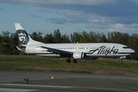 N708AS @ PANC - Alaska Airlines Boeing 737-400