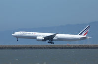 F-GZNJ @ SFO - Landing at San Francisco. - by Bill Larkins