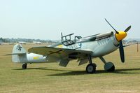 G-BWUE @ EGSU - Part of the Flying Legends 2013 line-up - by Carl Byrne (Mervbhx)