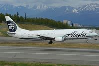 N762AS @ PANC - Alaska Airlines Boeing 737-400