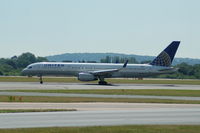 N41140 @ EGCC - United Boeing 757 Taking off Manchester Airport. - by David Burrell