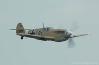 G-AWHE @ EGSU - Flying as part of the Flying Legends 2013 display. - by Carl Byrne (Mervbhx)
