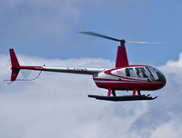 G-CGND @ EGFP - Visiting R44 Clipper II seen at EGFP.