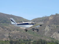 N9744J @ SZP - 1967 Piper PA-28-180 CHEROKEE, Lycoming O&VO-360 180 Hp, takeoff climb Rwy 22 - by Doug Robertson