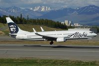 N523AS @ PANC - Alaska Airlines Boeing 737-800