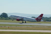 EI-EZV @ EGCC - Virgin Atlantic Airbus A320 EI0EZV Taing off from Manchester Airport. - by David Burrell