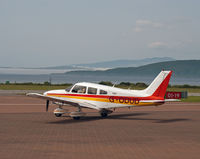 G-ODUD @ EGEO - Departing from Oban Airport (North Connel). - by Jonathan Allen