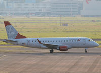 ES-AEB @ AMS - Taxi to the gate on Schiphol Airport (now in Air Lituanica colour) - by Willem Göebel