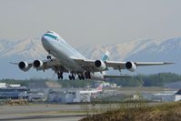 B-LJJ @ PANC - Cathay Pacific Boeing 747-8