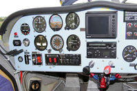 G-BYEK @ X5FB - From LH seat. Stoddard-Hamilton GlaStar GS-1, Fishburn Airfield, July 2013. - by Malcolm Clarke