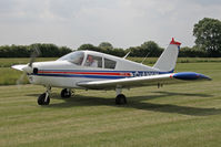 G-AYKW @ X5FB - Piper PA-28-140 Cherokee. Fishburn Airfield, July 2013. - by Malcolm Clarke