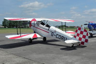 G-CDRU @ EGBR - CASA 1-131E Jungmann at The Real Aeroplane Company's Bucker Fest, Breighton Airfield, July 14 2013. - by Malcolm Clarke