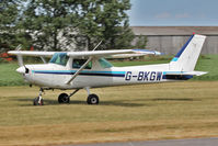 G-BKGW @ EGBR - Reims F152 at The Real Aeroplane Company's Wings & Wheels Fly-In, Breighton Airfield, July 2013. - by Malcolm Clarke