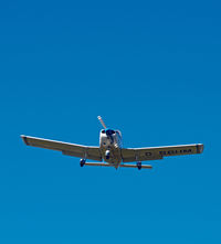 G-BOHM @ EGEO - Approaching runway 19, Oban Airport. - by Jonathan Allen