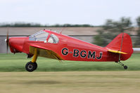 G-BGMJ @ EGBR - Gardan GY-201 Minicab at The Real Aeroplane Company's Wings & Wheels Fly-In, Breighton Airfield, July 2013. - by Malcolm Clarke
