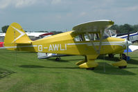 G-AWLI @ EGBR - PA-22-150 Tri-Pacer at The Real Aeroplane Company's Wings & Wheels Fly-In, Breighton Airfield, July 2013. - by Malcolm Clarke