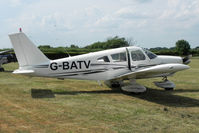 G-BATV @ EGBR - Piper PA-28-180 Cherokee at The Real Aeroplane Company's Wings & Wheels Fly-In, Breighton Airfield, July 2013. - by Malcolm Clarke