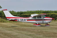 G-ORAY @ EGBR - Reims F182Q Skylane at The Real Aeroplane Company's Wings & Wheels Fly-In, Breighton Airfield, July 2013. - by Malcolm Clarke
