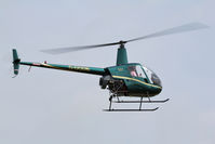 G-DODB @ EGBR - Robinson R22 Beta at The Real Aeroplane Company's Wings & Wheels Fly-In, Breighton Airfield, July 2013. - by Malcolm Clarke
