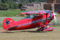 G-MAGG @ EGBR - Pitts S-1SE at The Real Aeroplane Company's Wings & Wheels Fly-In, Breighton Airfield, July 2013. - by Malcolm Clarke