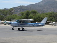 N704JH @ SZP - 1975 Cessna 150M, Continental O-200 100 Hp, taxi - by Doug Robertson