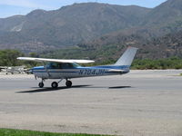 N704JH @ SZP - 1976 Cessna 150M, Continental O-200 100 Hp, taxi - by Doug Robertson