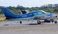 N315P @ EGFH - Visiting Cessna 310Q.