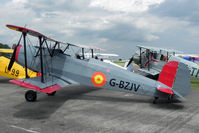 G-BZJV @ EGBR - CASA 1-131E Srs 1000 at The Real Aeroplane Company's Bucker Fest, Breighton Airfield, July 14 2013. - by Malcolm Clarke