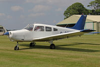 G-BGYH @ X5FB - Piper PA-28-161 Cherokee Warrior II, Fishburn Airfield, July 2013. - by Malcolm Clarke