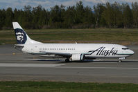 N762AS @ PANC - Alaska Airlines Boeing 737-400