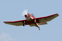 G-BHZV @ EGBR - Jodel D-120A at The Real Aeroplane Company's Wings & Wheels Fly-In, Breighton Airfield, July 2013. - by Malcolm Clarke