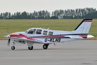 G-KLNS @ EGSH - Arriving after a visit to Jersey via Beccles. - by keithnewsome