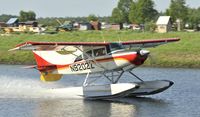 N9202Z @ PALH - High speed taxi on Lake Hood - by Todd Royer