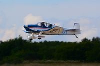 G-ARXT @ EGFH - Visiting Ambassadeur departing Runway 22. - by Roger Winser